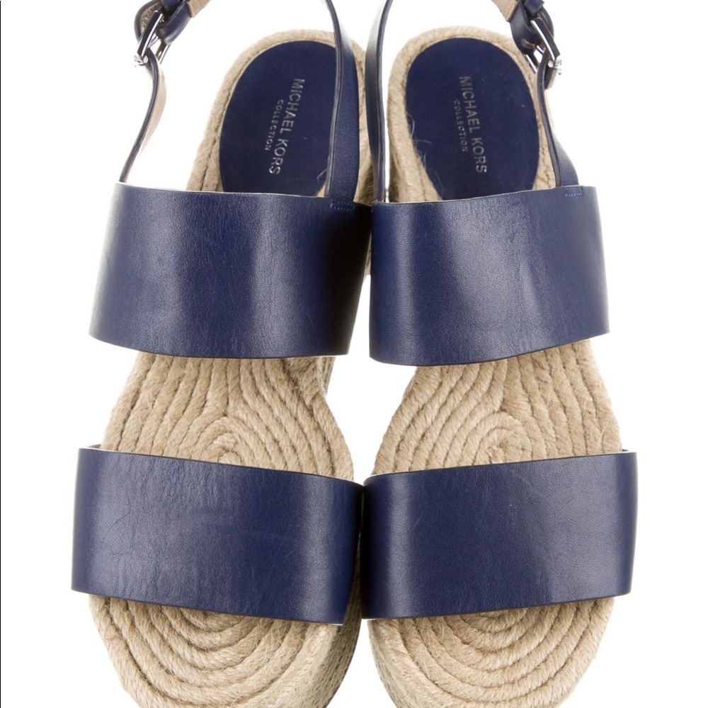 MICHAEL KORS LEATHER ESPADRILLES - Picture 3 of 5